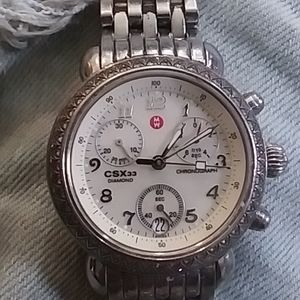 Michele diamond csx 33 chronograph women's watch